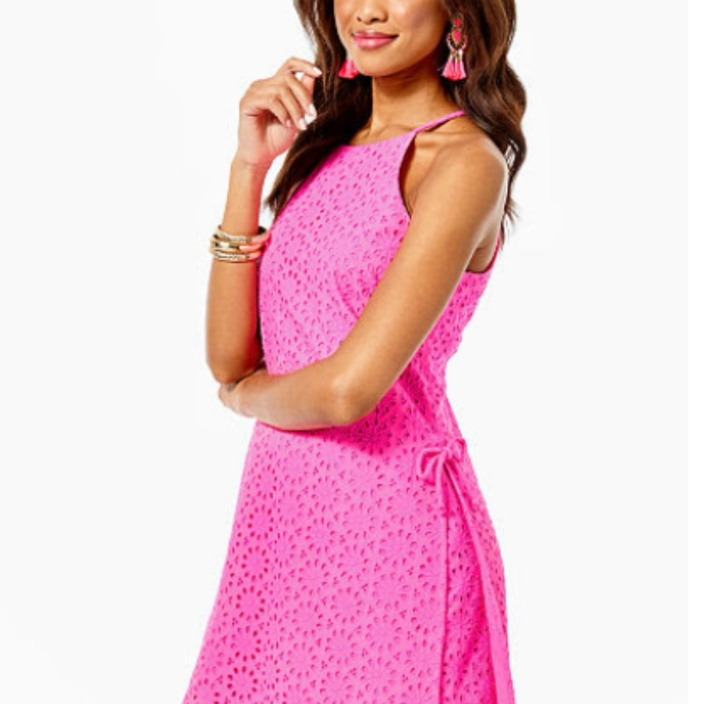 Lilly Pulitzer Bright Pink Lace Cover-Up
